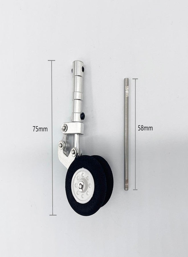 XFLY-MODEL CNC Shock-Absorbing Metal Nose Landing Gear with Dual Wheels - Image 2